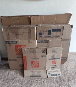 FREE moving boxes (6 total)