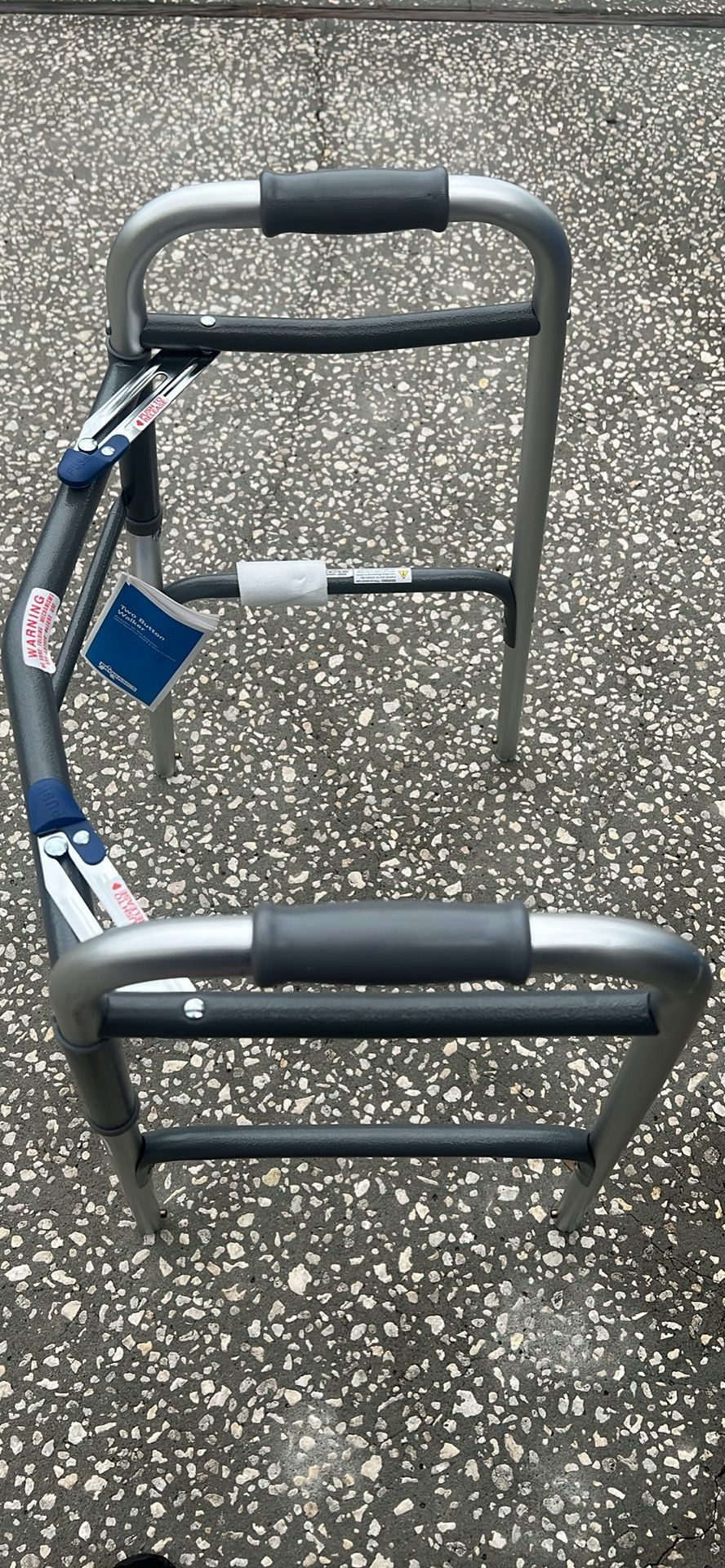 The Drive Deluxe Two Button Folding Walker