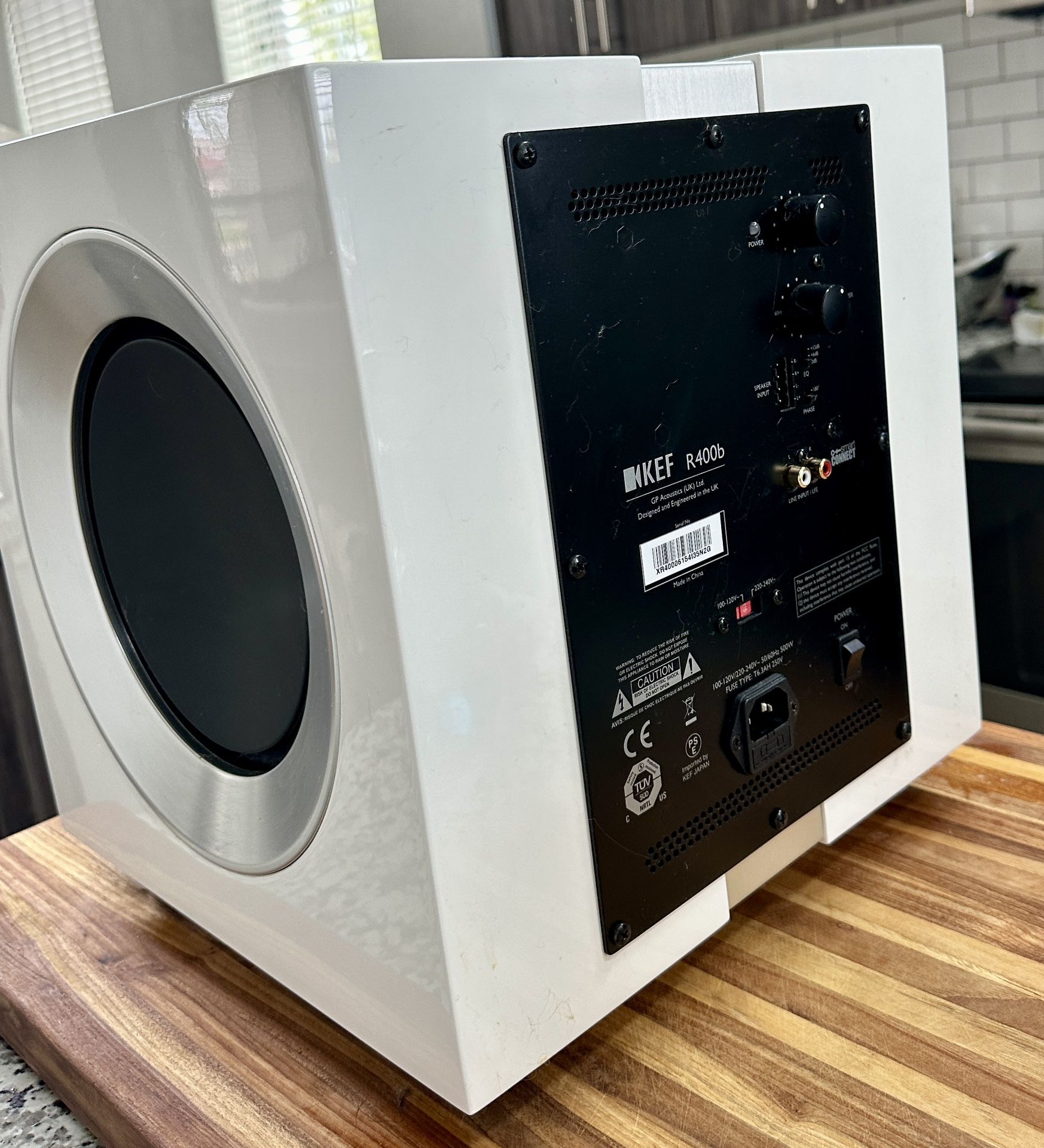 KEF R400b 500W Dual 9” Powered Subwoofer Price Reduced