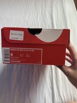 nike vapor max plus baby pink size 6