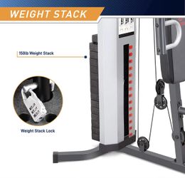 Marcy Home Gym Mwm-988 Weight Stack 150lbs 