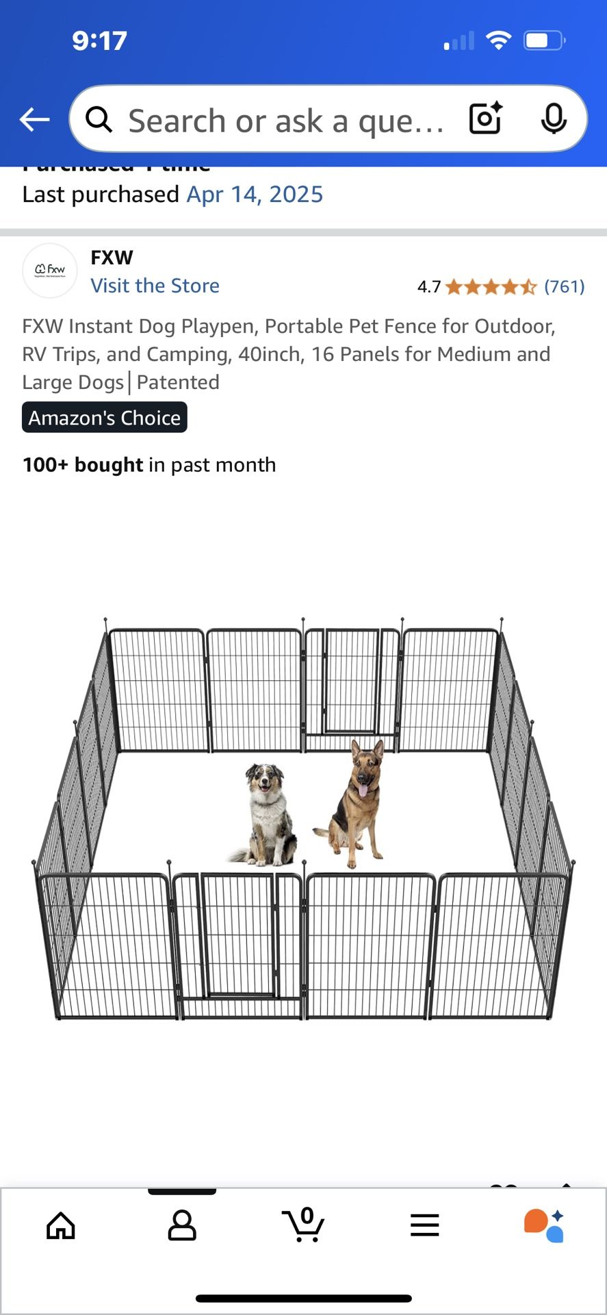 Dog Fence For RV Or Home.