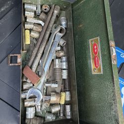 Classic Small Tool Box With Tools