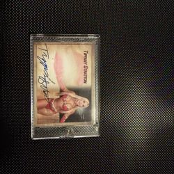 Tiffany Stratton Kiss Card Autograph 