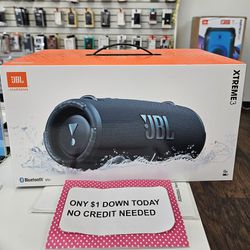 Jbl Extreme 3 New Bluetooth Speaker -PAYMENTS AVAILABLE-$1 Down Today 
