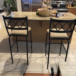 Pair of Swivel Barstools 