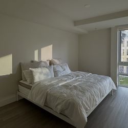 IKEA King Mattress & Bed Frame 