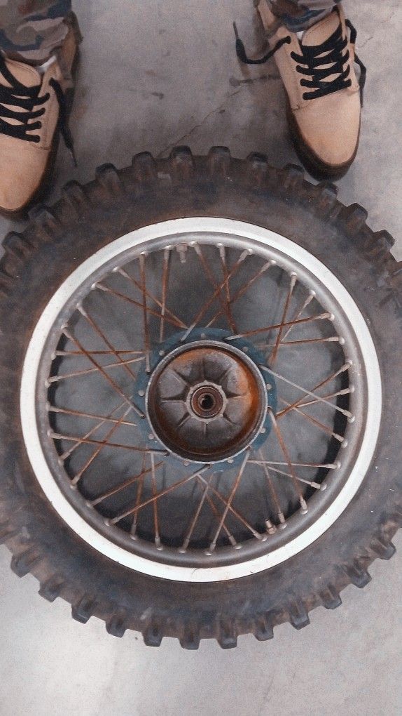 Dirt Bike Front And Rear Wheel Assys.