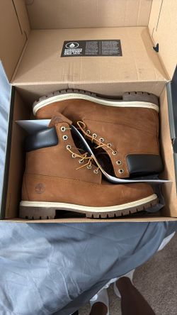 Timberland Premium 6in Waterproof Boot Rust Nubuck 