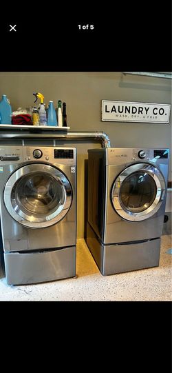 LG washer and dryer