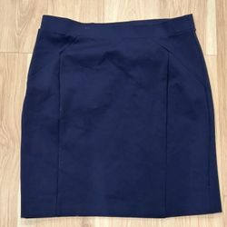 Mario Serrani Navy Pencil Skirt Size Large