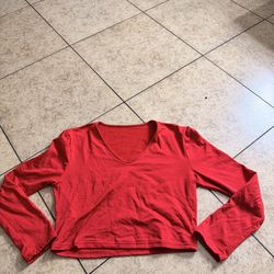 Red long sleeve