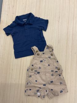 Boys overalls set