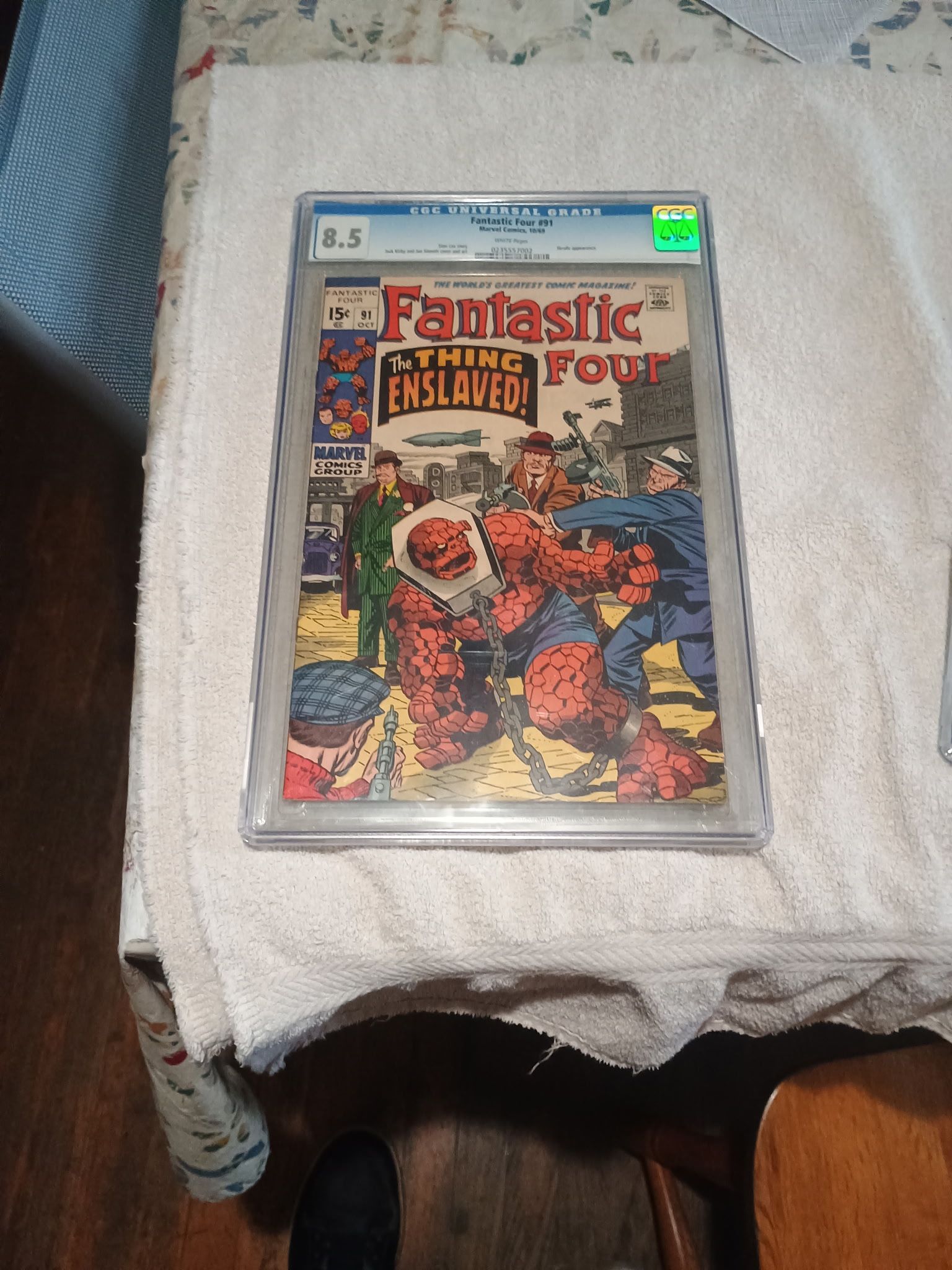 Fantastic Four #91 CGC 8.5 Marvel Comics 1969