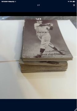 Rare lot of 1939 to 1966 Exhibit black and white baseball cards  . 41 cards. You don’t see these often. Vintage and Rare