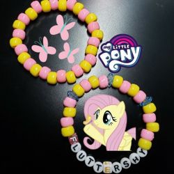 My Little Pony: Fluttershy Bracelet Set (Handmade)