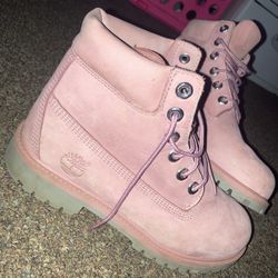 Pink Timberlands