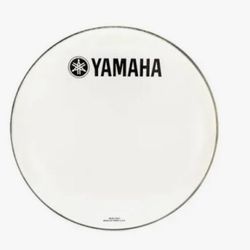 22” Yamaha Remo White Bass Drum Resonant Drum Head
