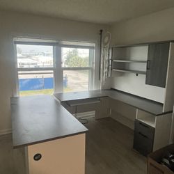 U Shaped Executive Desk 