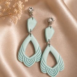 Elegant Handmade Polymer Clay Earrings