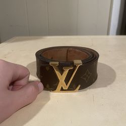 Louis Vuitton Belt M9608 Brown Monogram Size 95/38