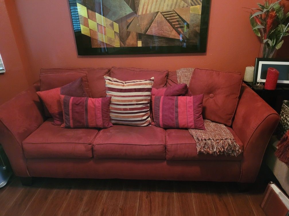 Red Sofa Couch