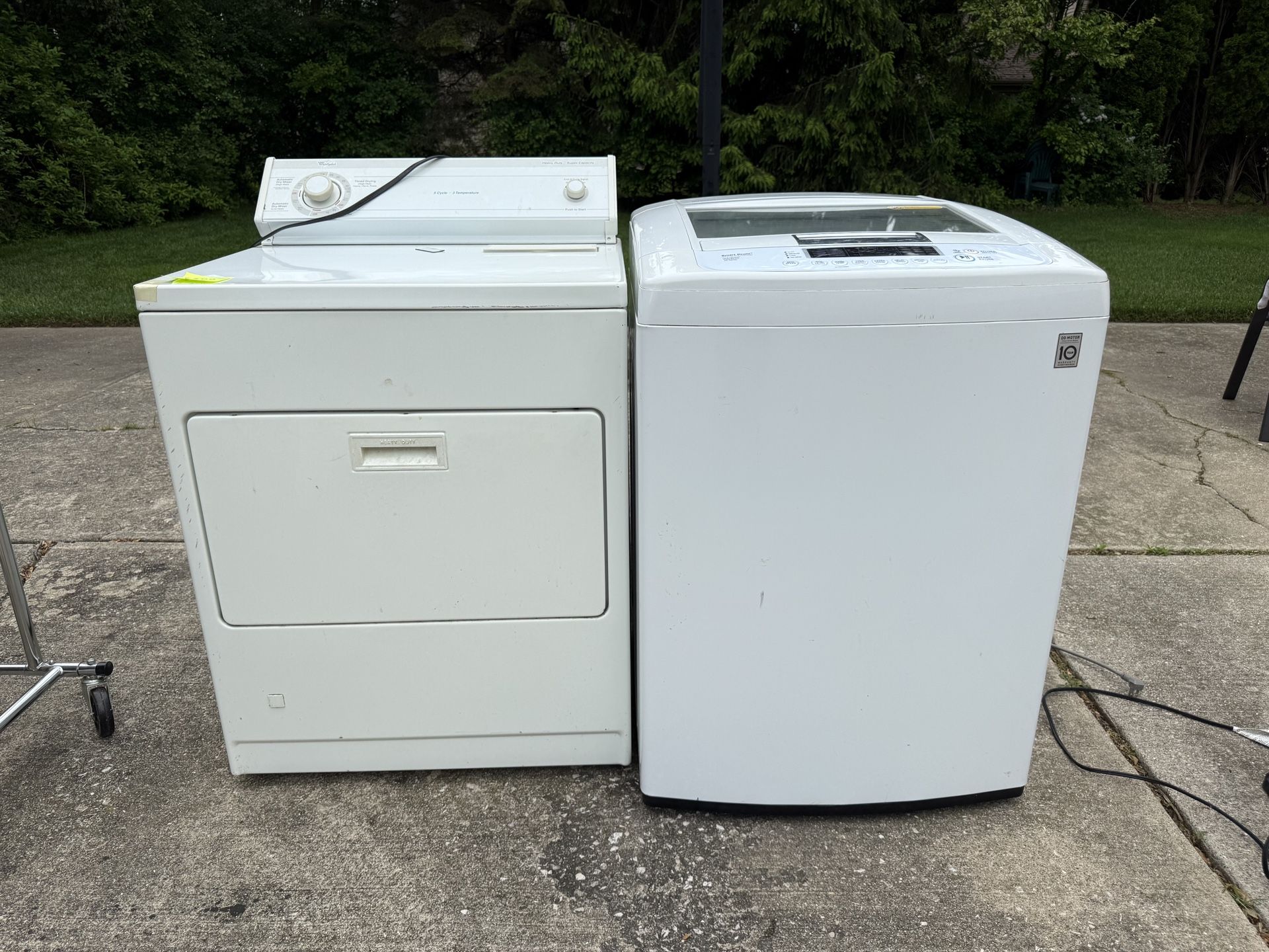 Washer And Dryer