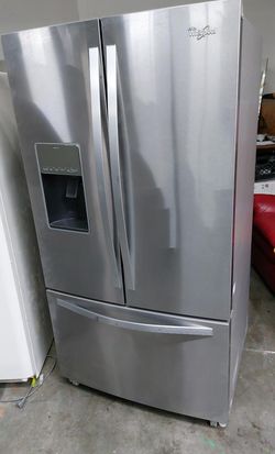 Used Whirlpool French Door Fridge with Dispenser