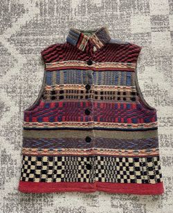 GRETEL UNDERWOOD SANTA FE Hand-woven Vest Size M