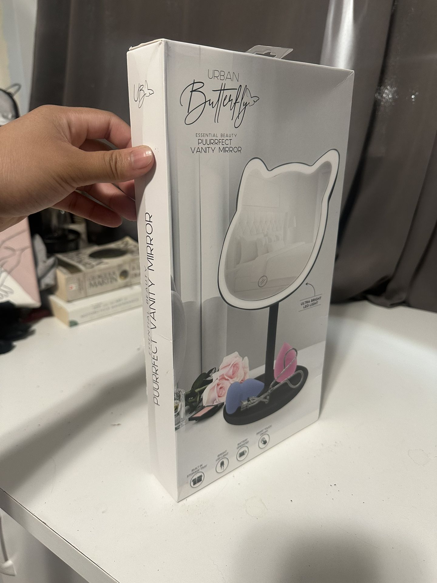 Cat Vanity Desk mirror