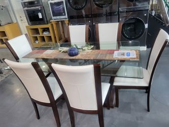 Nuevo Juego De Comedor 🪑 6 Sillas Pagó Inicial Es De $54 no se necesita crédito 💳