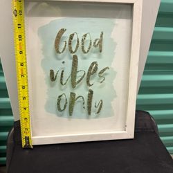 Good Vibes Only Framed Wall Art