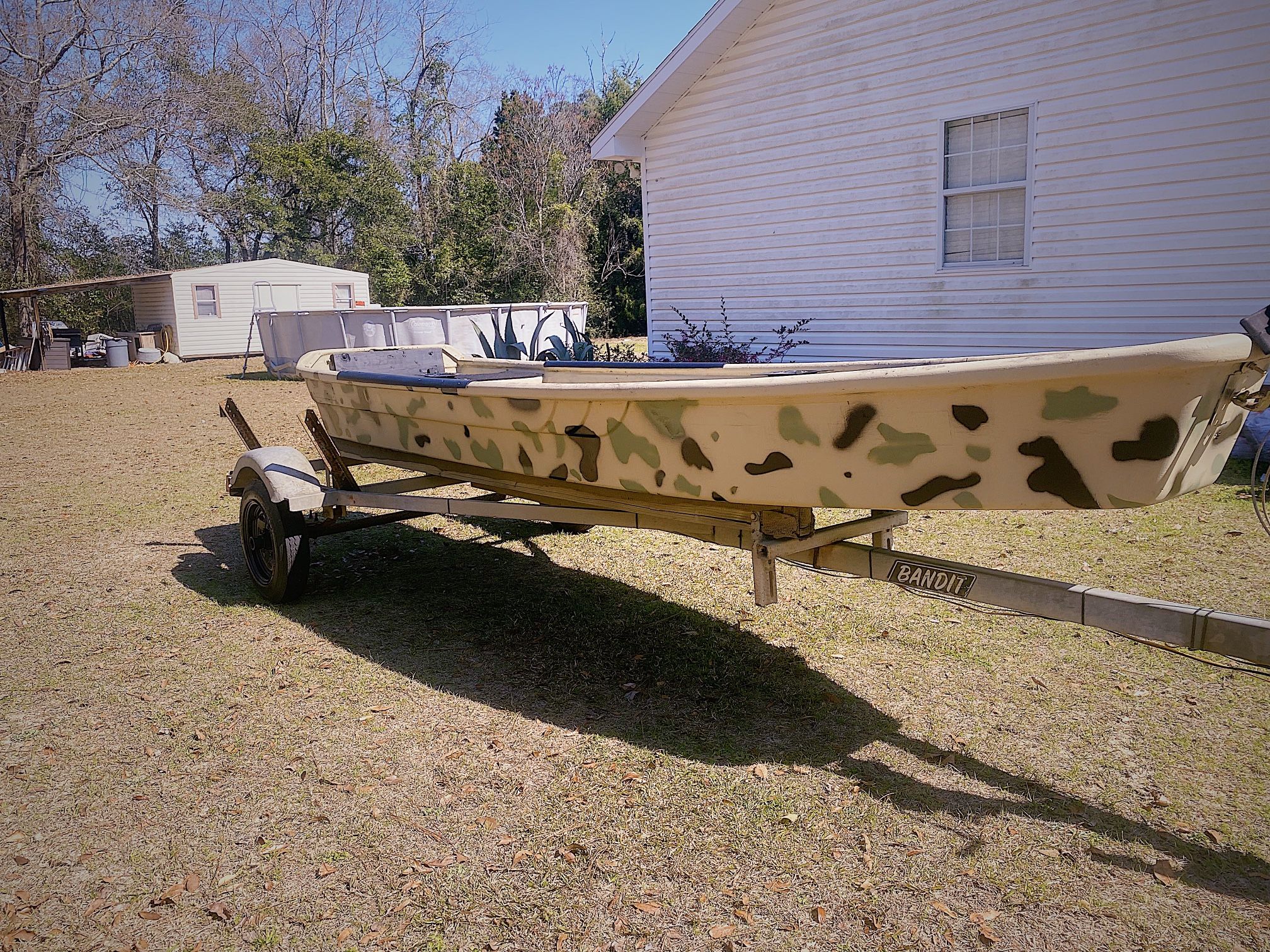 12 Foot Boat With Trailer