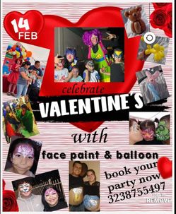 Face Paint And Ballons