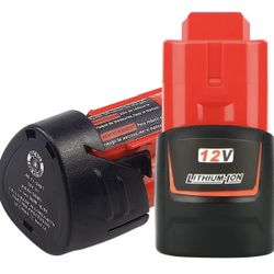 12V 3.0Ah Replacement Battery Compatible with Milwaukee