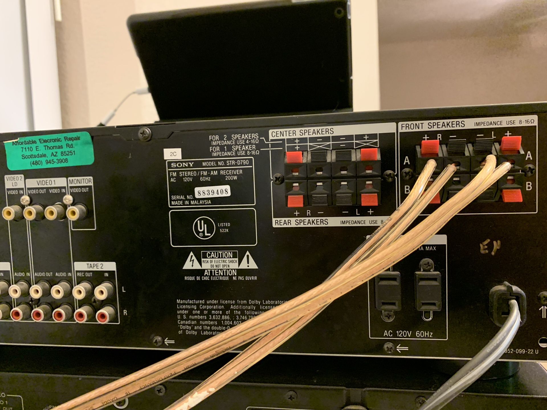 SONY STRD790 AM/FM STERO RECEIVER for Sale in Phoenix, AZ OfferUp