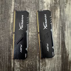 (2) Hyper X Fury Ddr4 