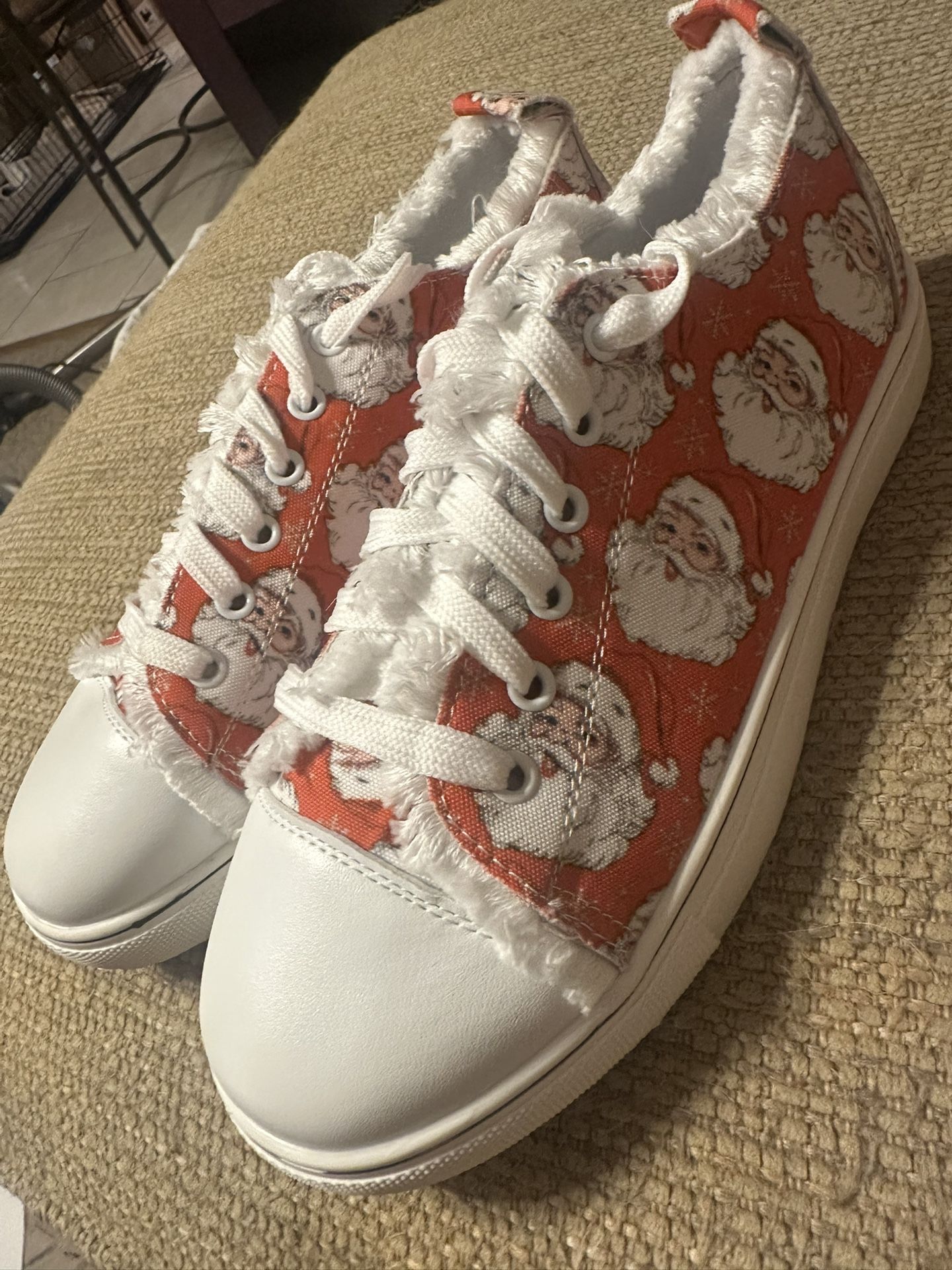 Brand New Santa Sneakers – Size 7.5