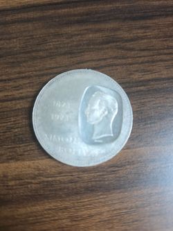 10 bolívar silver
