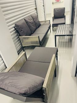 (Delivery Available) Brand New Heavy-Duty Outdoor Furniture Set – Multiple Configurations NEW In Box