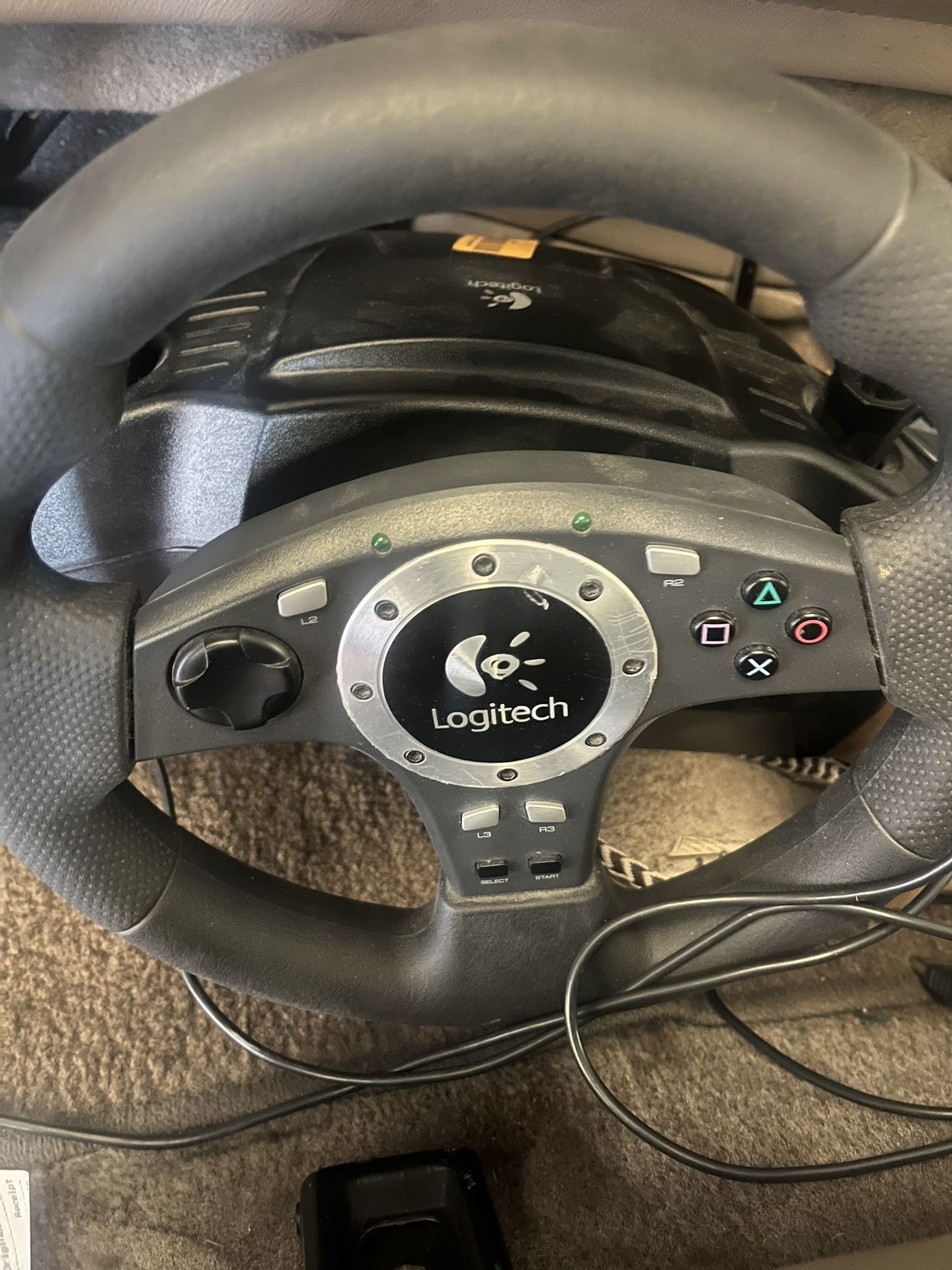 Logitech Steering Wheel. Pc. Ps2. PS3 