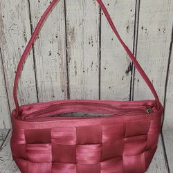 Fuchsia Harveys Original Seatbelt Shoulder Bag Purse