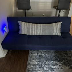 Blue Futon 