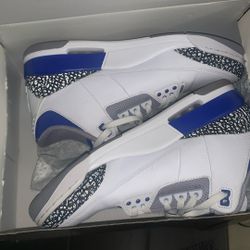 Blue Retro Gs Jordan 3s
