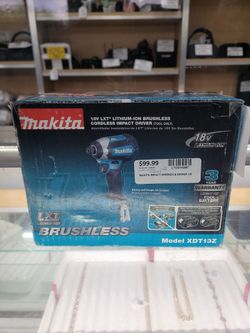 Makita XDT13Z 18V LXT Brushless Cordless Impact Driver