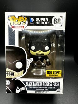 Funko Pop! DC Heroes Black Lantern Reverse Flash #68 Hot Topic Exclusive