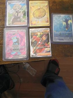 Katy & hero medal & munkidori EX & explorer guidance & wattrel