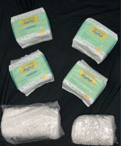 100 Size 2 Diapers 👶 Unopened Packs + Extras $15