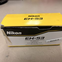 Nikon EH-53 AC Adapter for Coolpix  New Old Stock  Genuin OEM new 