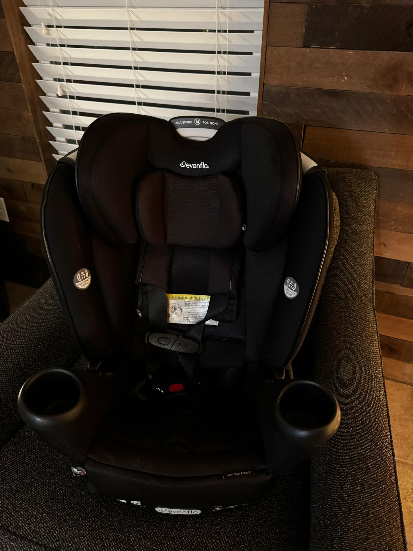 Two Evenflo Revolve 360 Car Seats – Like New $220 each 